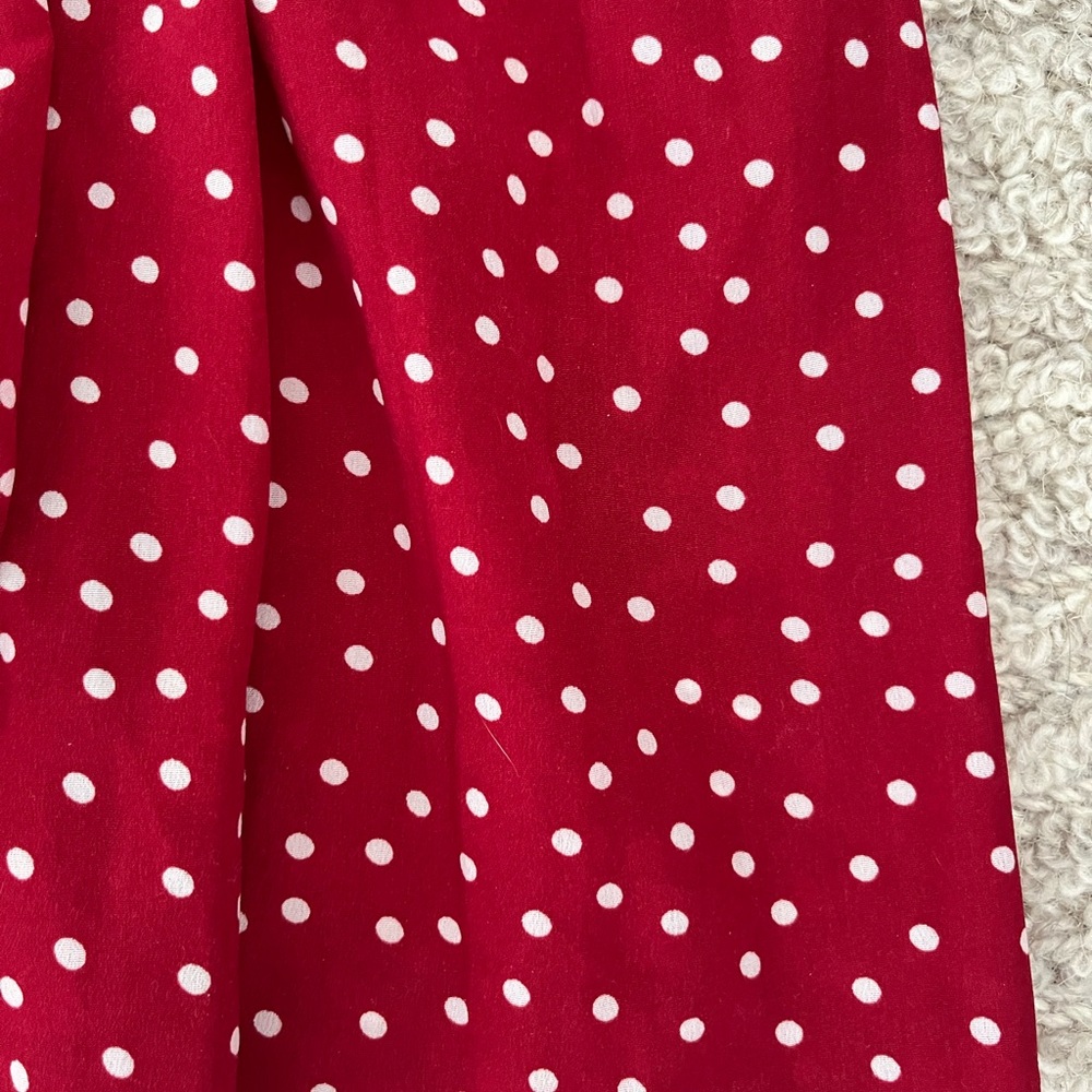 NWT red and white polka dot maxi skirt - Picture 3 of 6